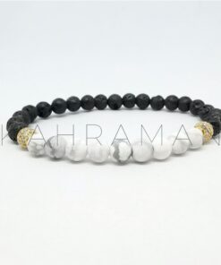 Lava & Howlite Bracelet BB0074