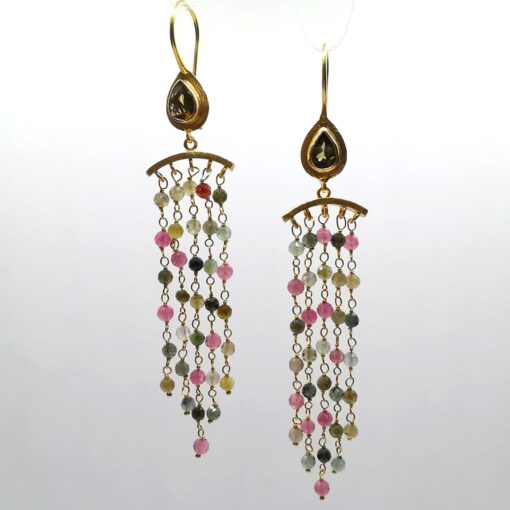 Watermelon Tourmaline Earrings BD0021