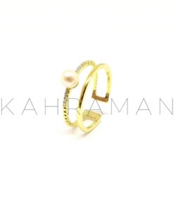 Gold-Plated Silver Ring BA0115