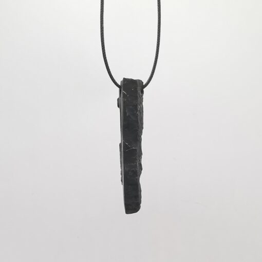 Rough-cut Shungite Pendant BE0334