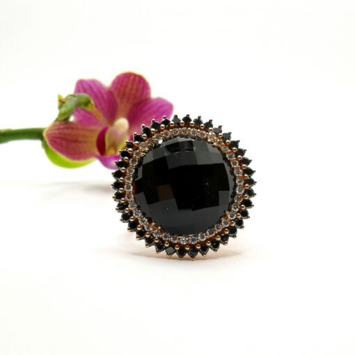 Black & White Diamond Ring BA0294 - Image 2