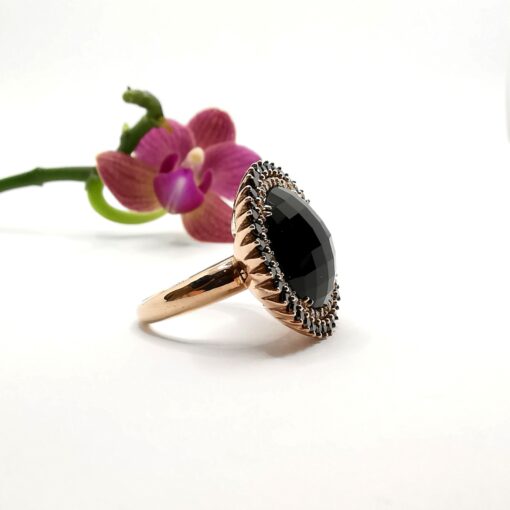 Black & White Diamond Ring BA0294 - Image 3